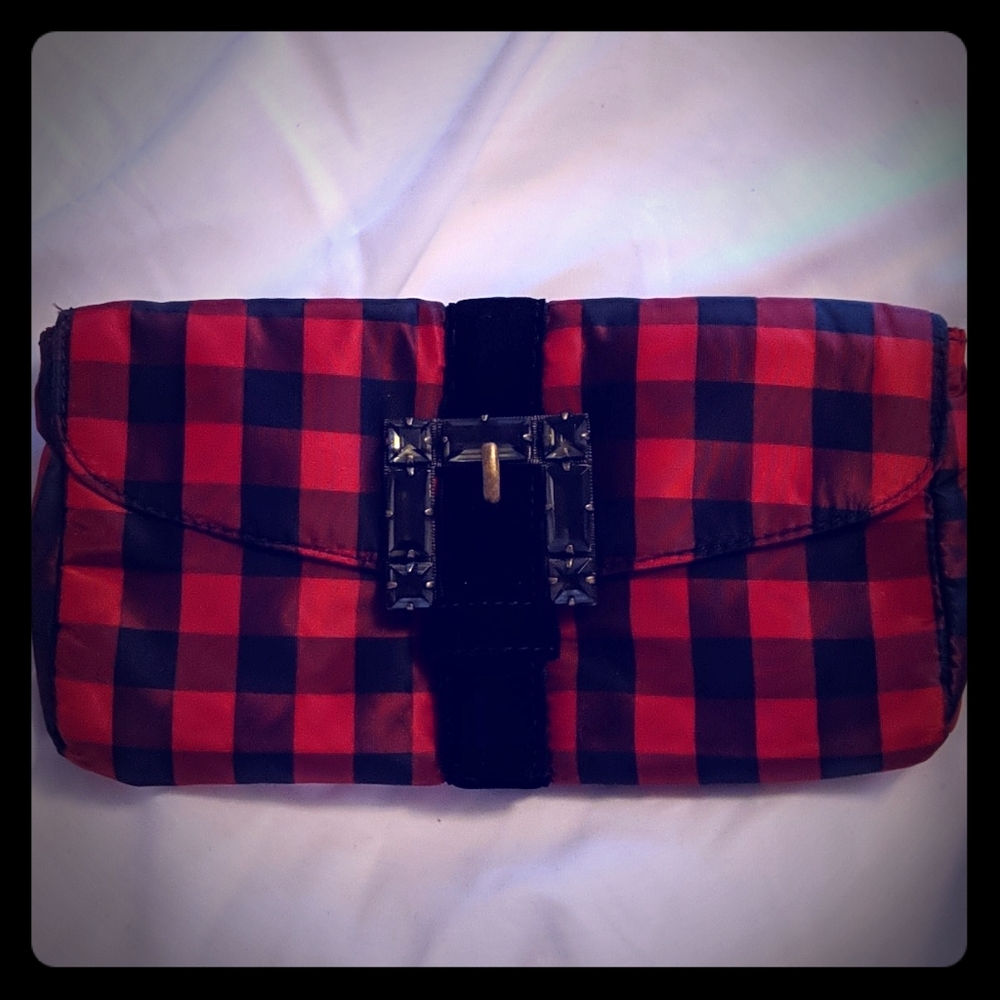 J. Crew holiday clutch bag